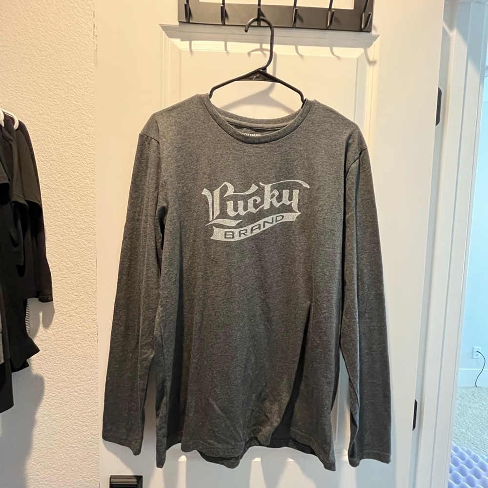 Lucky Brand grey sleep shirt size Large